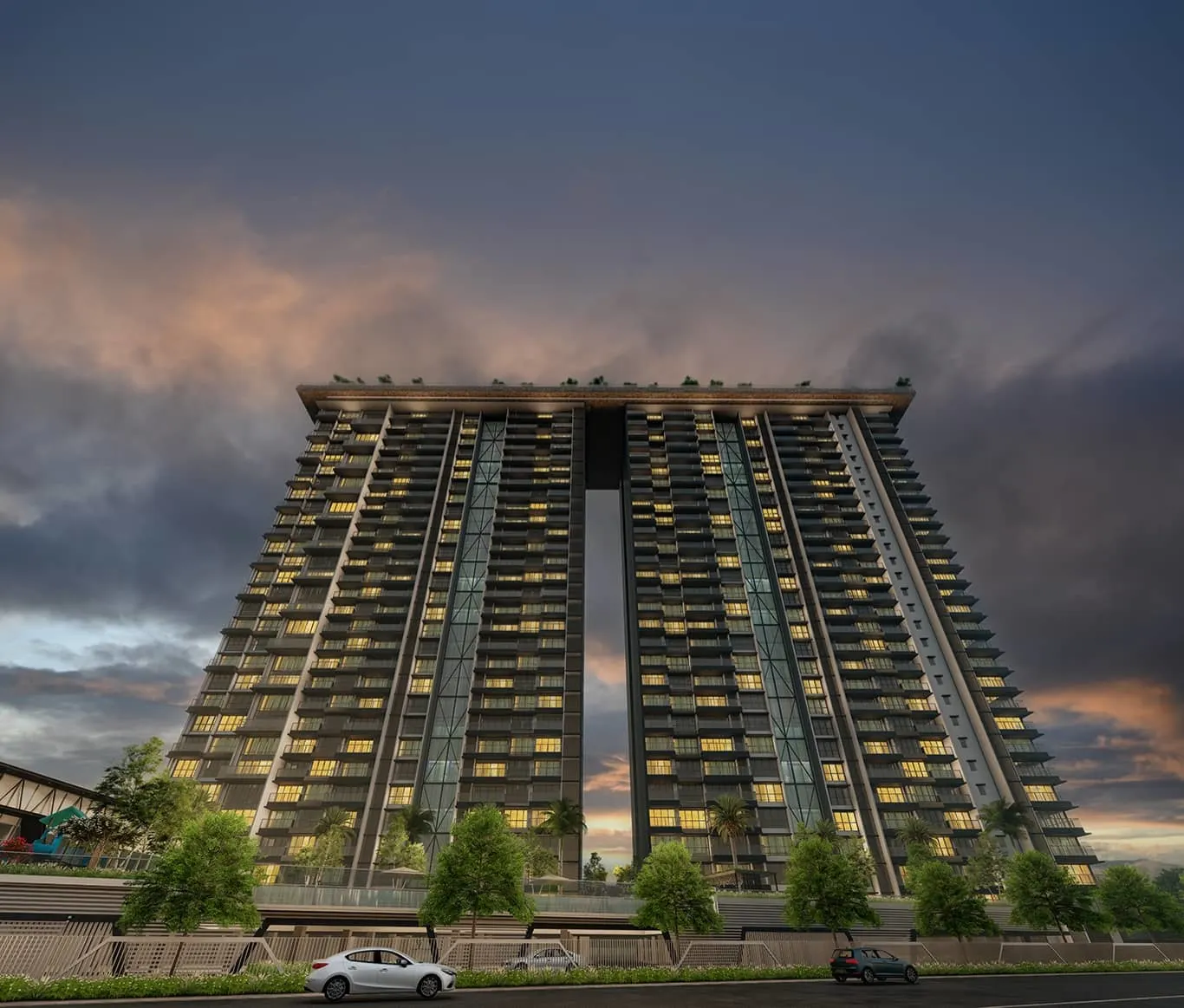Amanora Crown Towers