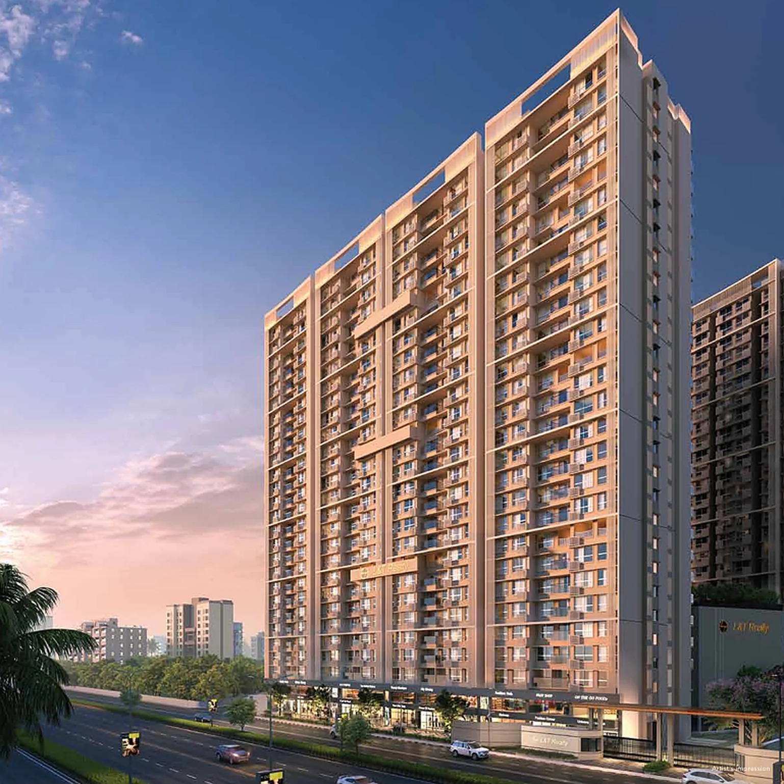 Zen 77 Crossroads by L & T Realty