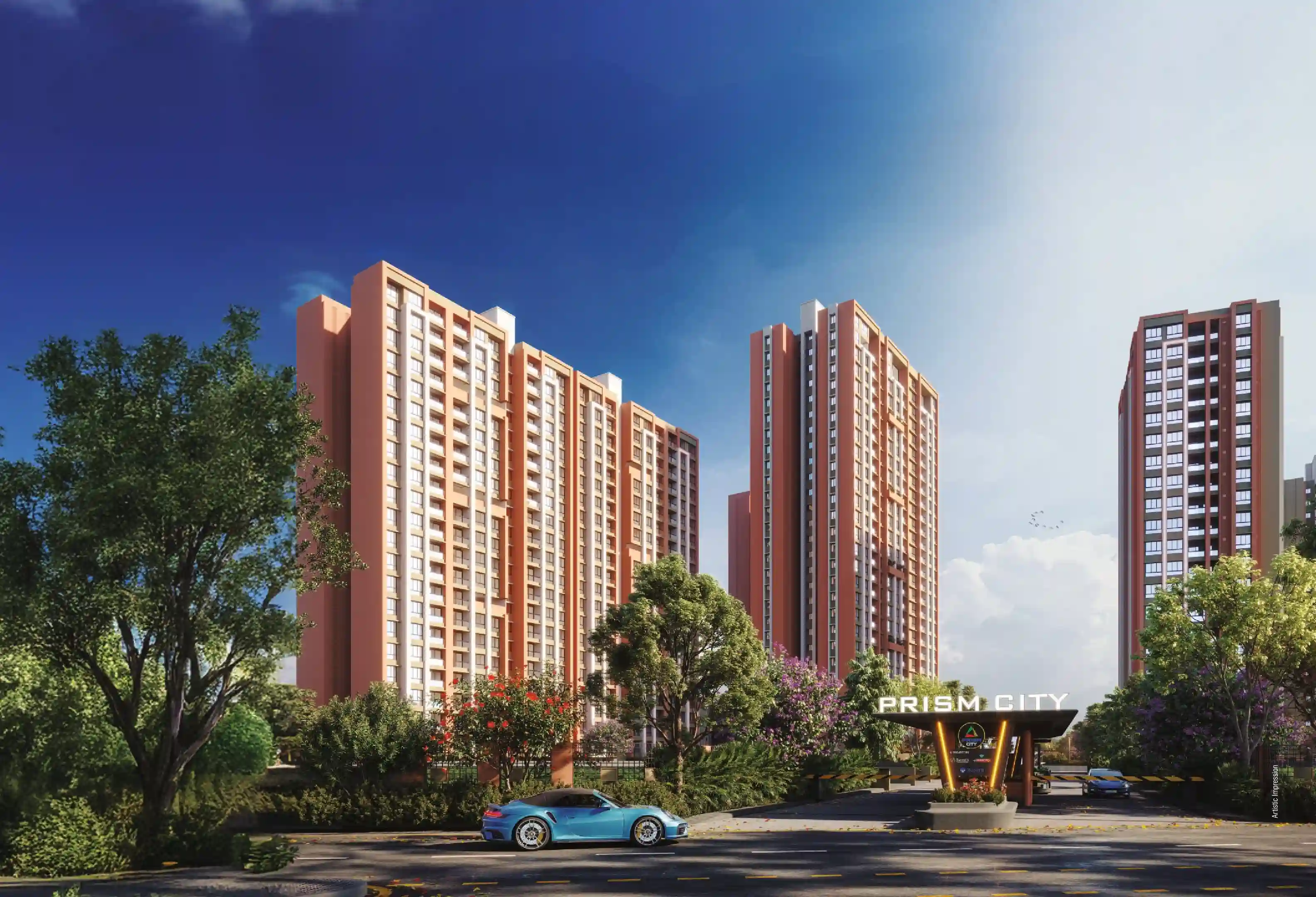 Swastik Prism City Blue